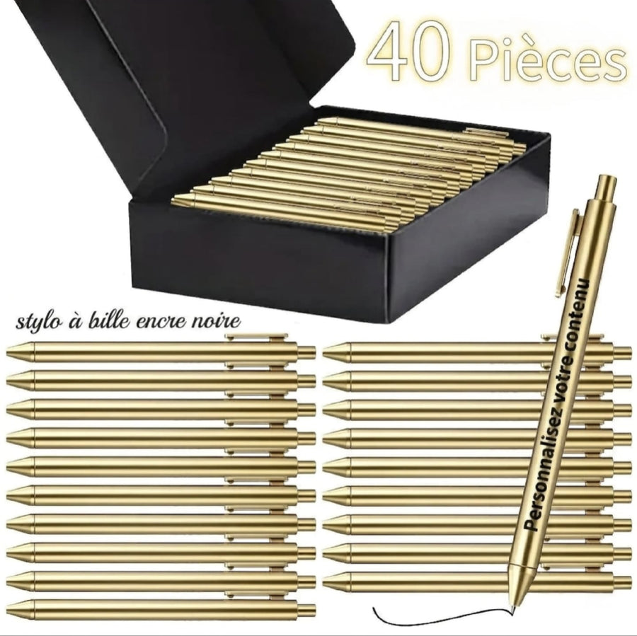 Parure de stylos personnalisée