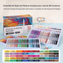 Stylo gel acrylique - assortiment de couleurs