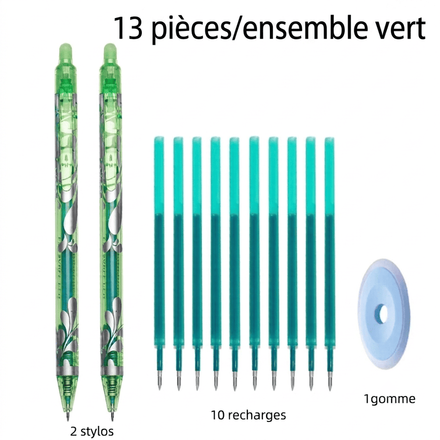 Stylos 4 couleurs effaçables