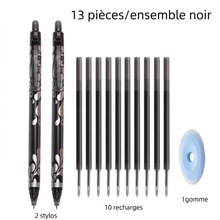Stylo gel effaçable noir