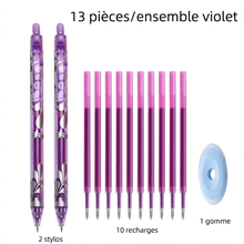 Stylo gel effaçable violet 