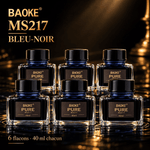6 flacons – Bleu-noir