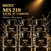 Encre noire au carbone BAOKE MS218, flacon de 25 ml, visuel 4