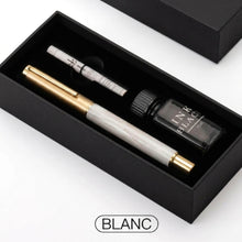 Coffret stylo plume blanc