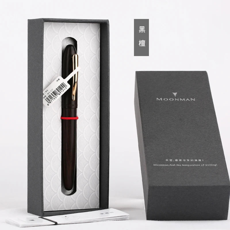 Finition en bois naturel du stylo plume MAJOHN M6