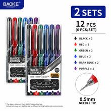 Lot de stylos gel BAOKE, six couleurs, pointe fine 0,5 mm, visuel 8