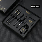 Coffret duo avec pointe calligraphie – Noir