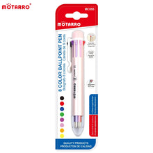 Stylo 8 couleurs rose