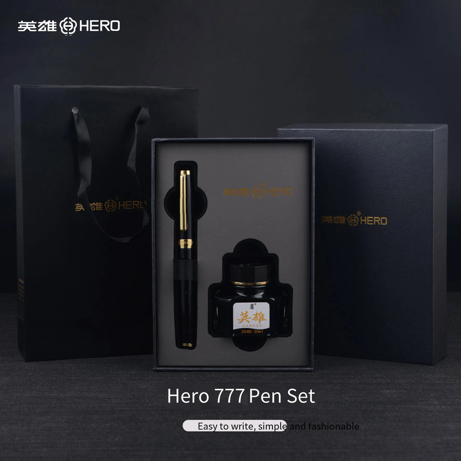 Stylo plume HERO 777 – Coffret avec encre