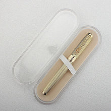 Stylo plume Dragon Doré - Vue latérale profil design métallique