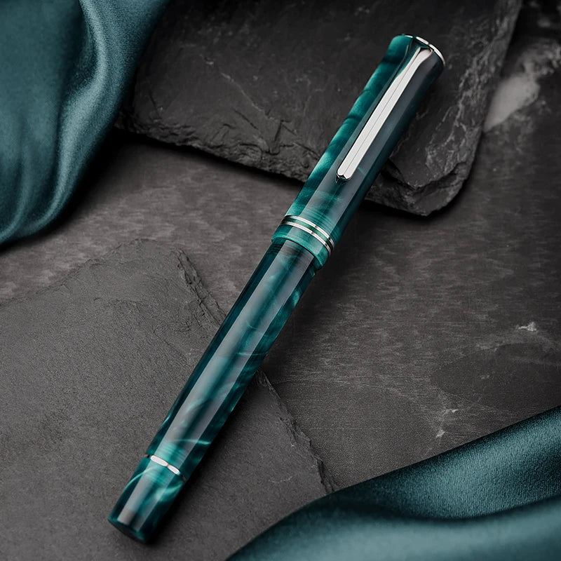 Stylo plume Forêt de brume verte