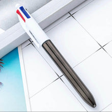 Stylo 4 couleurs doré - Ensemble coffret présentation