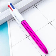 Stylo 4 couleurs doré - Vue générale prestige