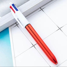 Stylo 4 couleurs doré - Détail mécanisme 4 encres