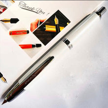 Stylo plume rétractable blanc - Couleur pure