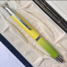 Stylo plume rétractable vert teinté - Nuance subtile
