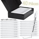 Blanc 40 pièces